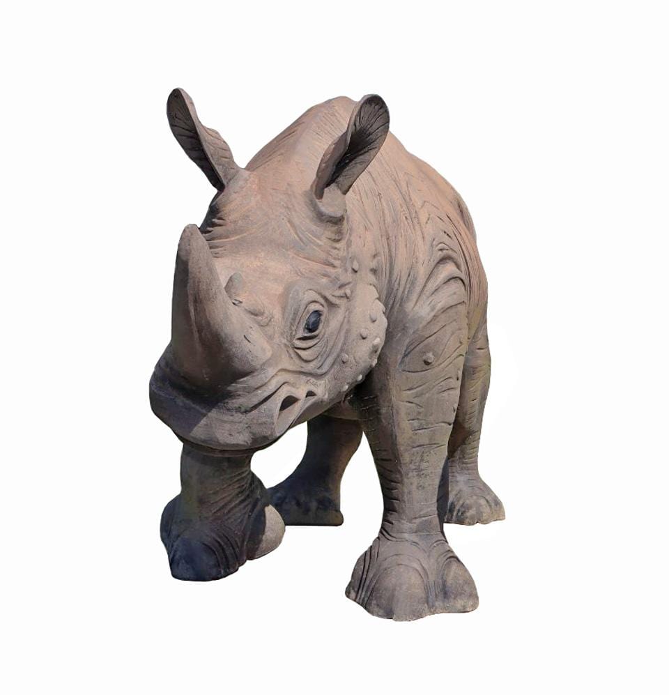 Rhinoceros Sculpture - Champion Landscape Supplies - Scuptures